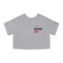 This Nurse Cares Cropped T-Shirt by Champion